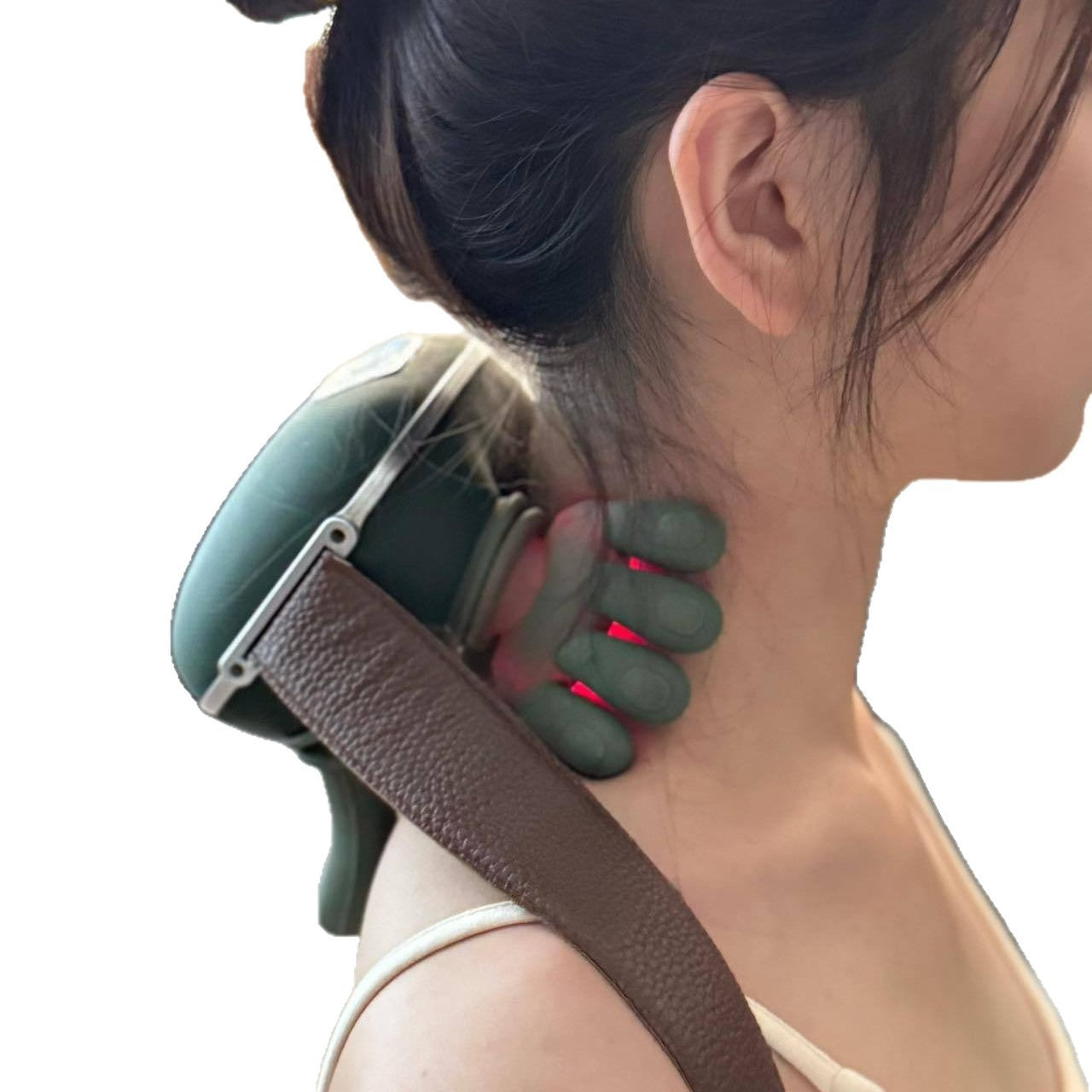 Vexalunes Portable Neck & Shoulder Massager with Heat Therapy
